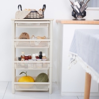 廠家現(xiàn)貨批發(fā) 多層塑料置物架 創(chuàng)意廚房蔬菜水果收納架